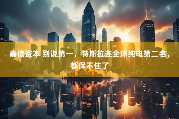 嘉信资本 别说第一，特斯拉连全球纯电第二名，都保不住了