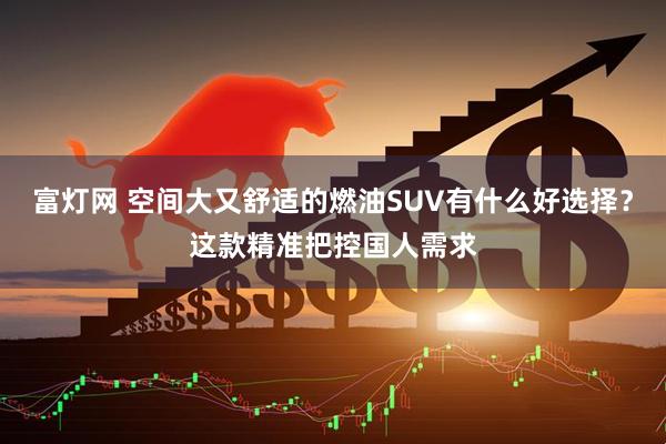 富灯网 空间大又舒适的燃油SUV有什么好选择？这款精准把控国人需求